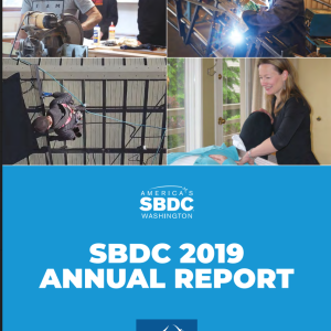 Screenshot of the annual report 